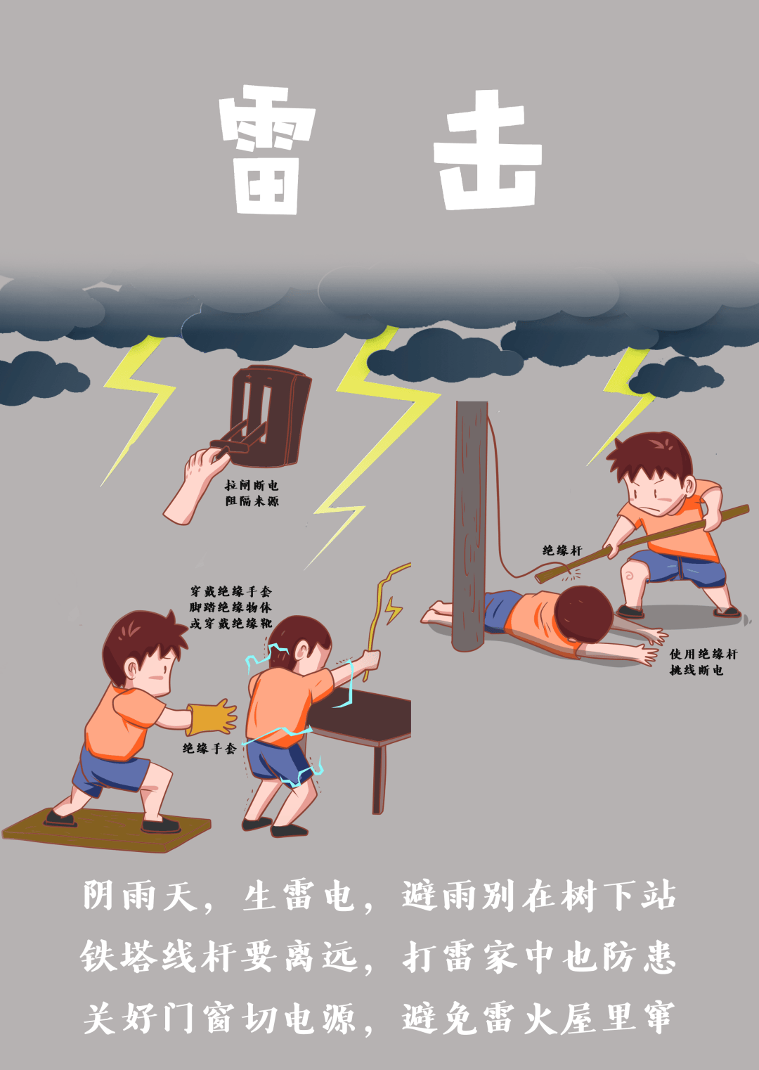 灾难常常不期而至掌握防灾知识做到防患于未然多一份生命保障让我们