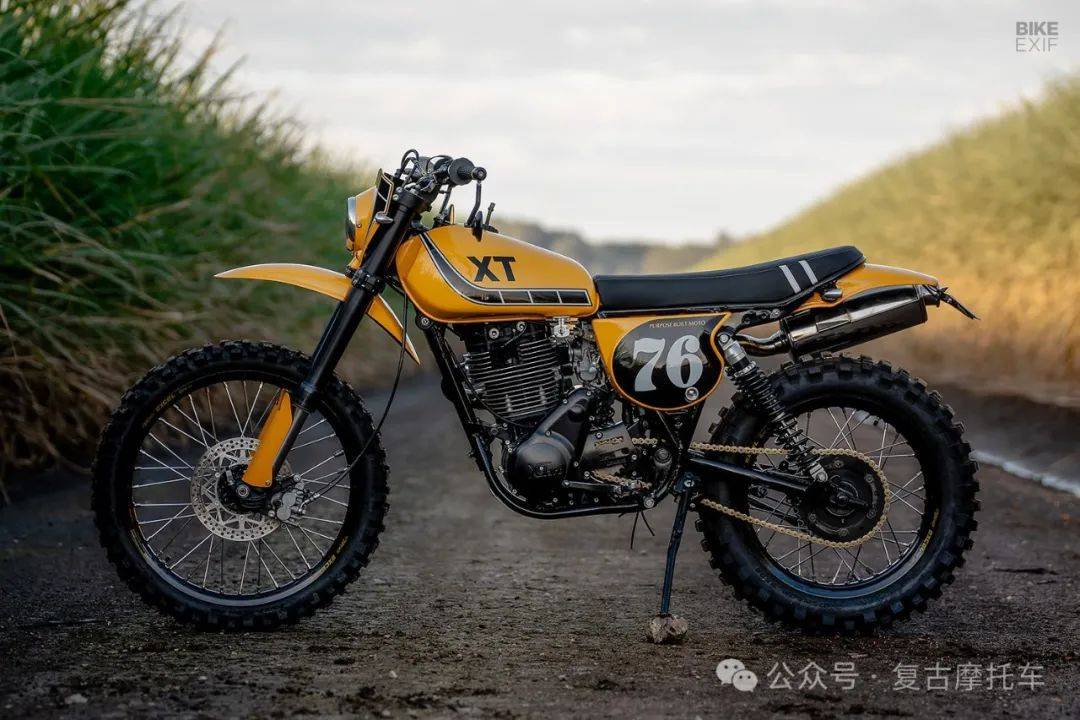什么是经典设计?这就是:年近50岁的雅马哈xt500 | 每日一车