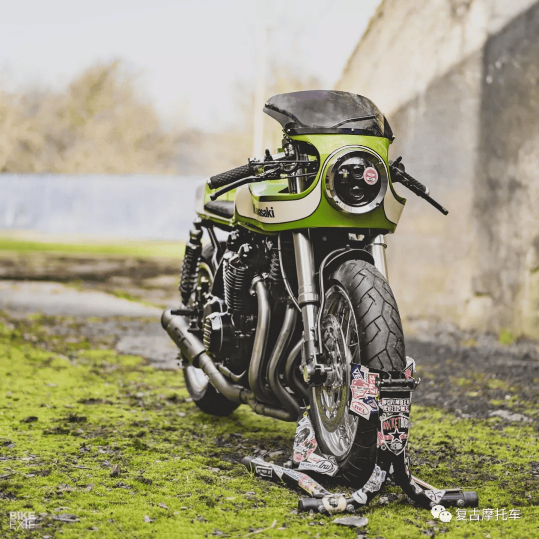 又来难题了:川崎西风750咖啡改装 | 每日一车