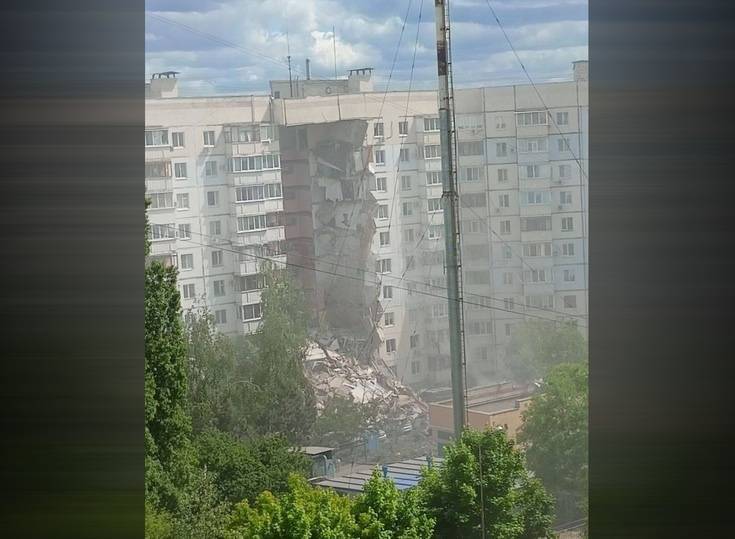 俄称乌军炮击别尔哥罗德市致一居民楼坍塌 5人受伤