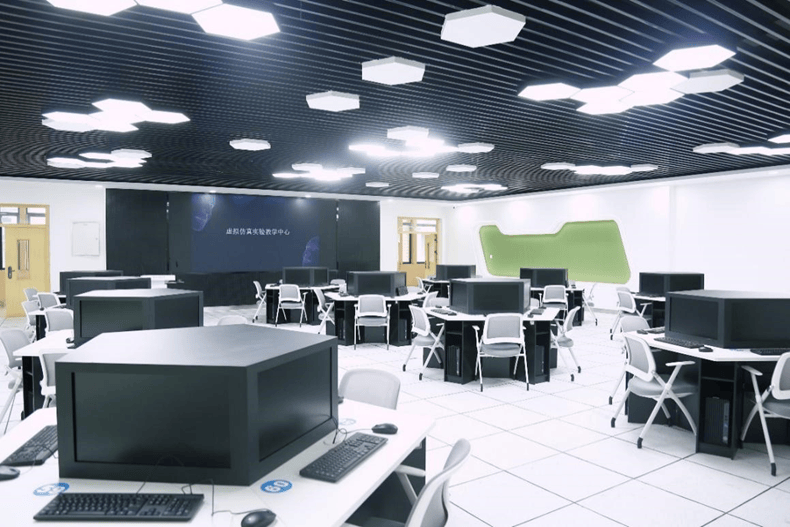 走进内江师范学院虚拟仿真实验教学中心_实训室_平台_资源