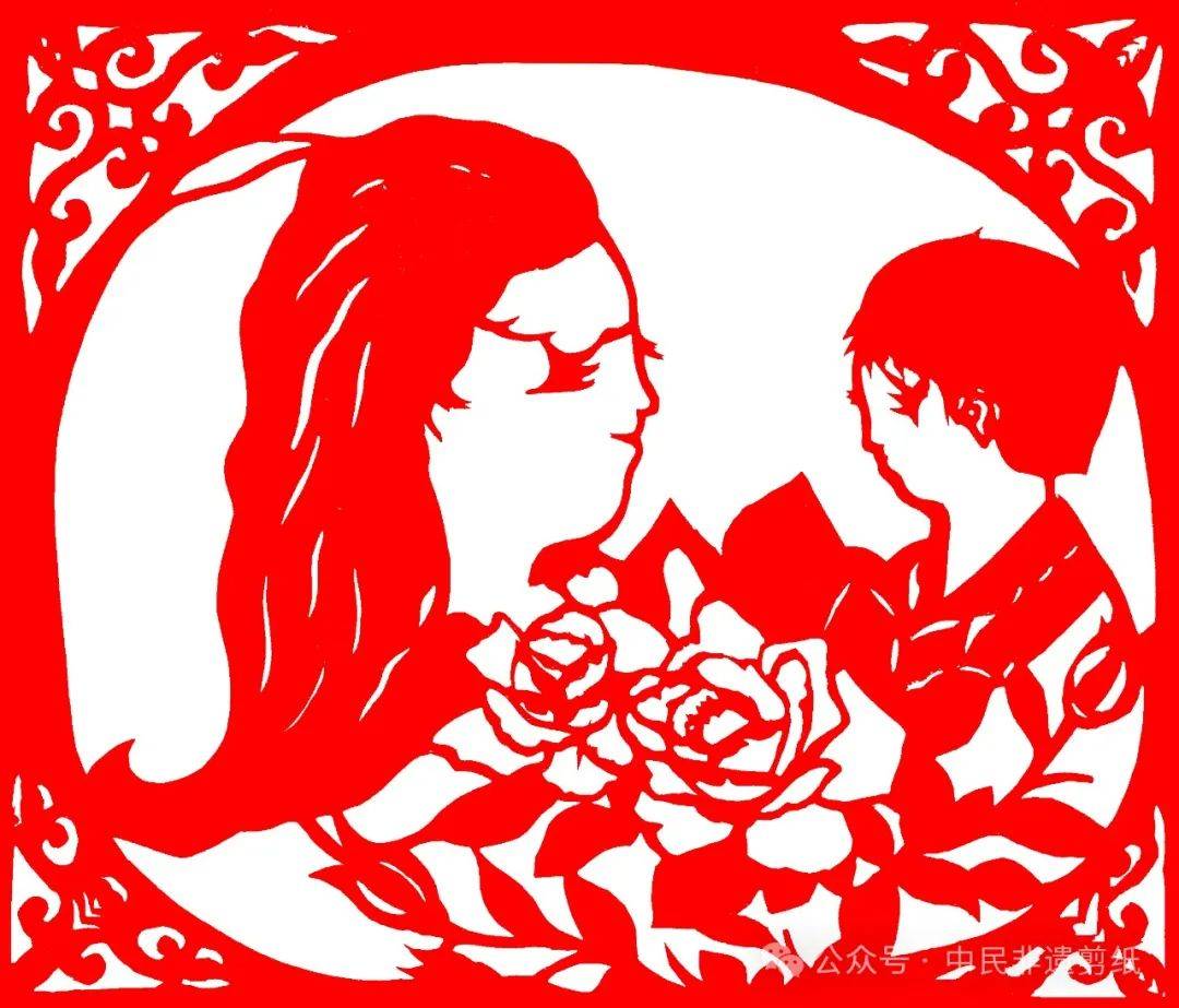 中民非遗剪纸献礼:2024母亲节