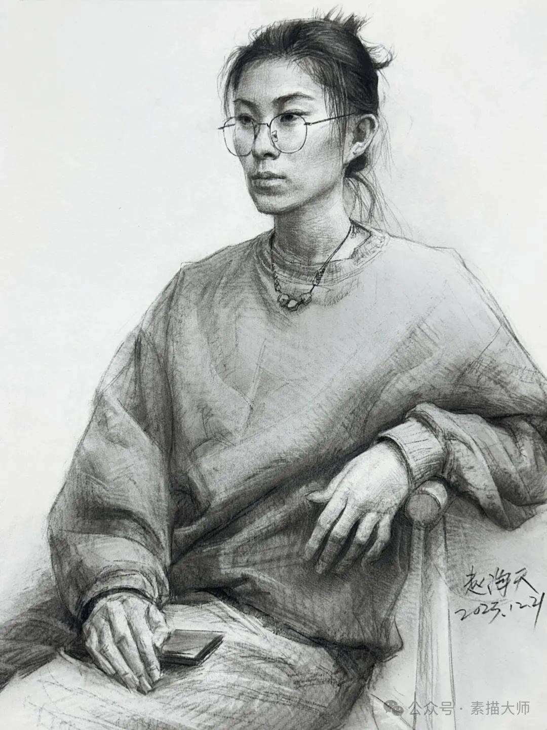 2018年央美造型状元 | 人物素描