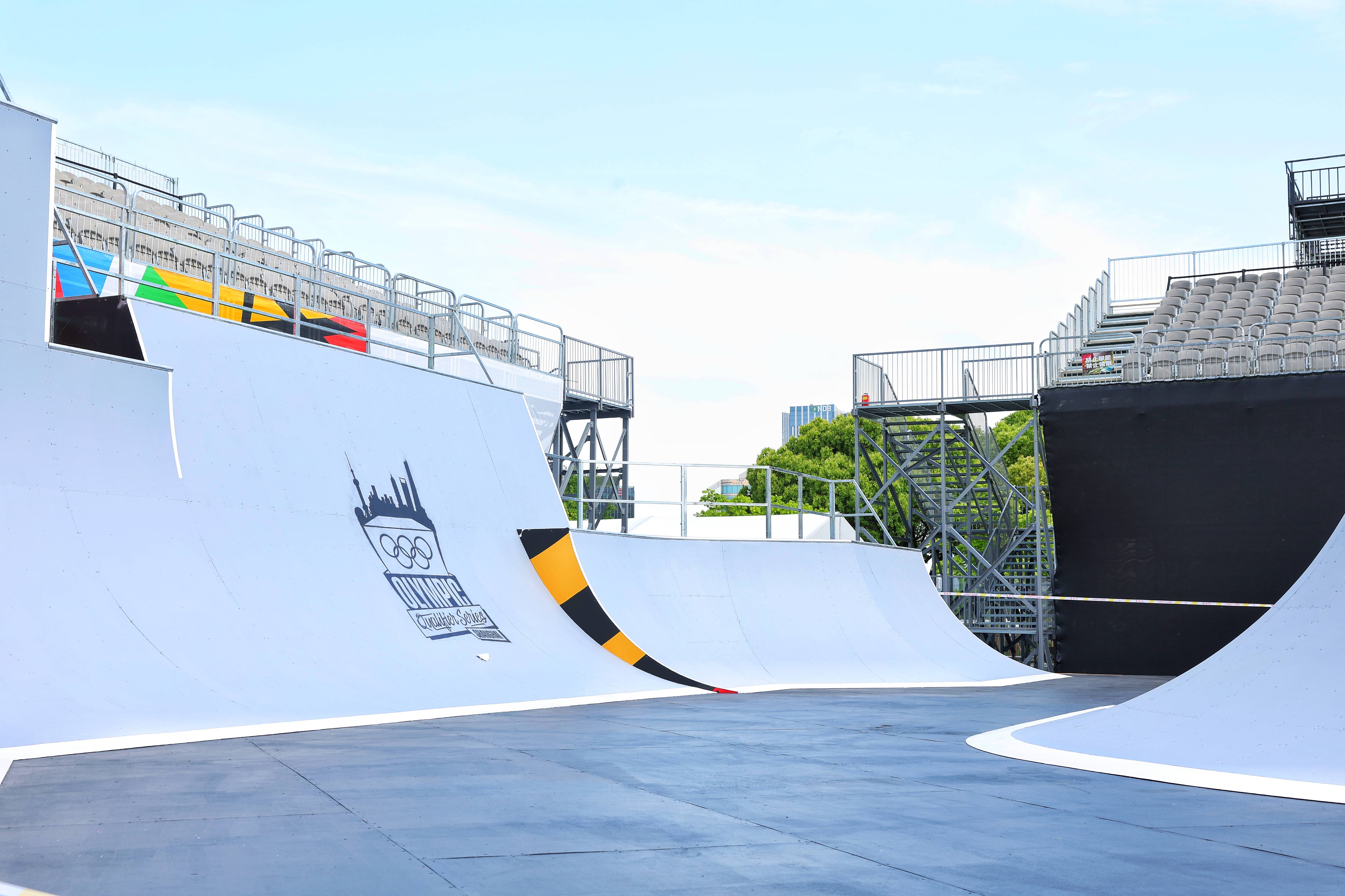 奥运资格系列赛|四大场馆完成搭建,静待选手大显身手_场地_滑板_项目