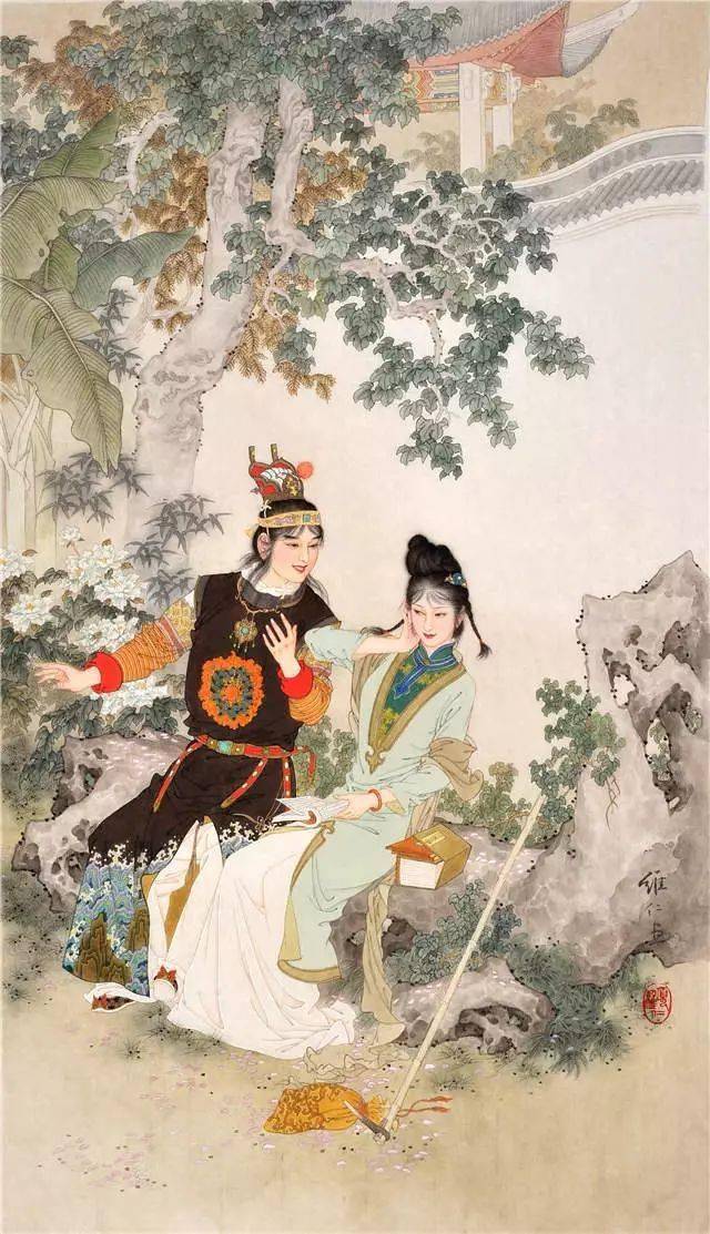 唯美彩墨勾勒中国故事,项维仁工笔画欣赏!