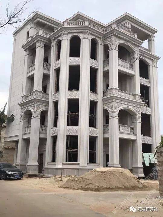 应用石材研习社(idstone5a)罗马柱样式大理石柱子在建筑运用都很广泛