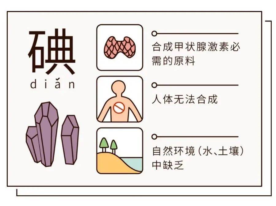 碘的作用和缺乏症