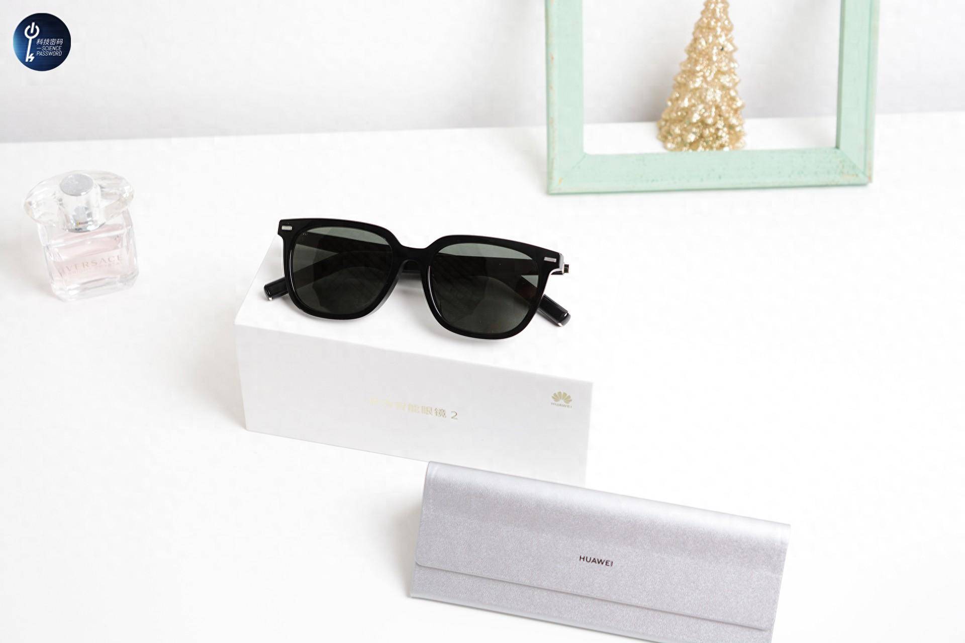 夏日出型智慧伴侣 华为智能眼镜2方框太阳镜体验_墨镜_声音_镜片