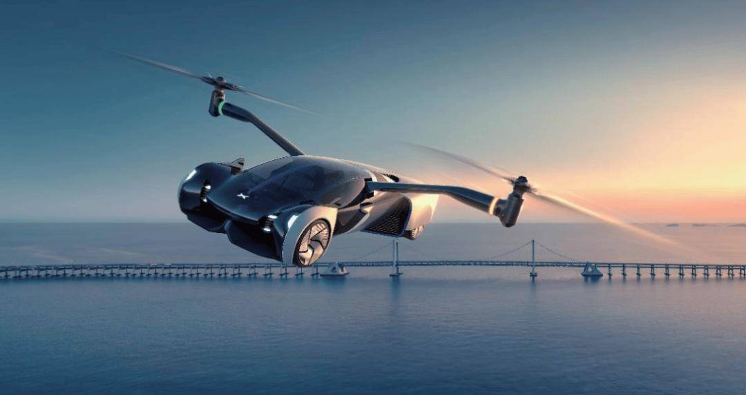 亿航智能展示了首款双座载人级飞行器vt-30