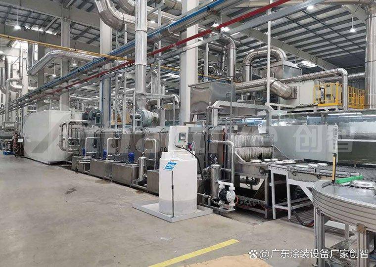 炊具涂装生产线工艺流程