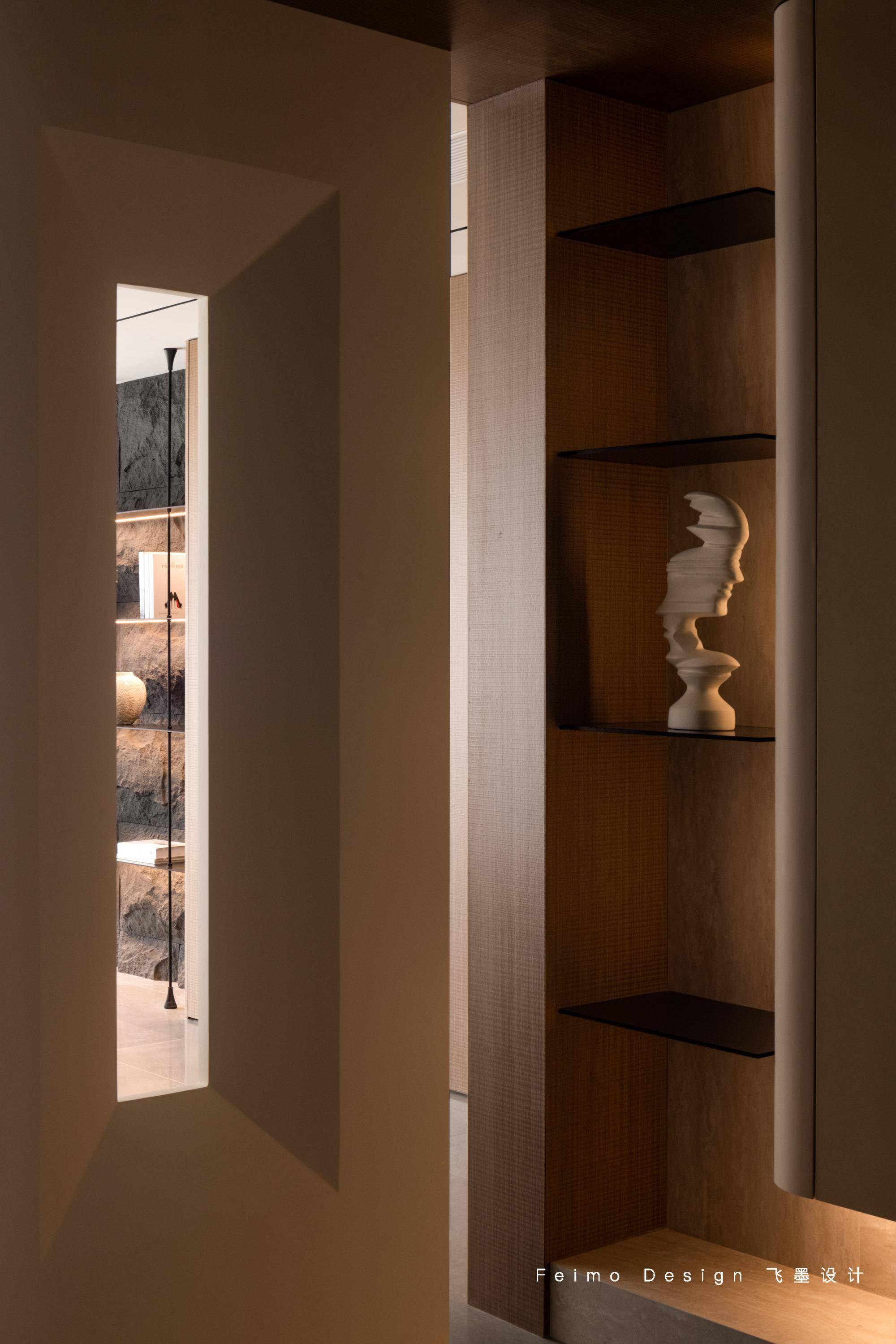 三代同堂,低调沉稳的160㎡意式极简风新家,通透感真的绝了!