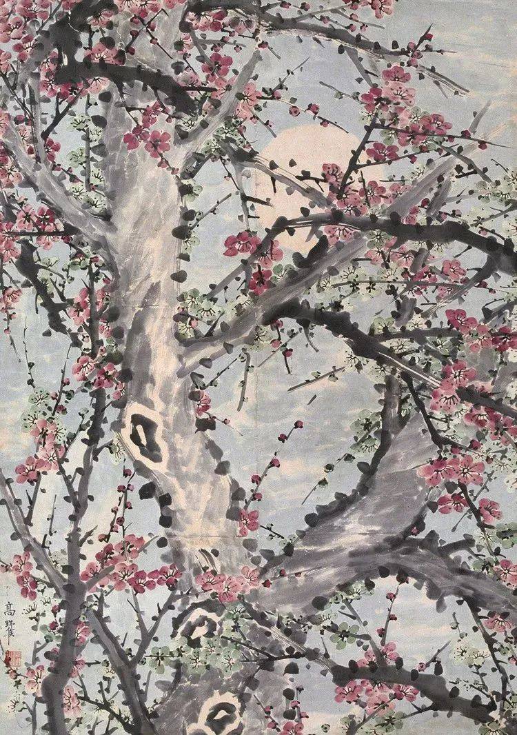 他画梅，清爽_国画_高野侯_梅王阁