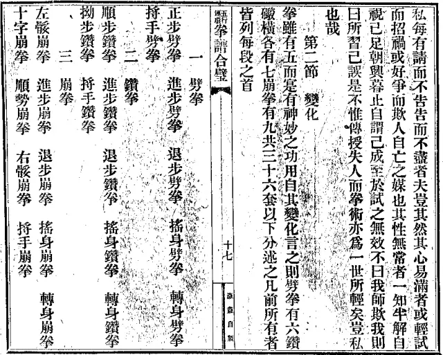 形意拳大师李存义传形意拳五行连环拳谱合璧