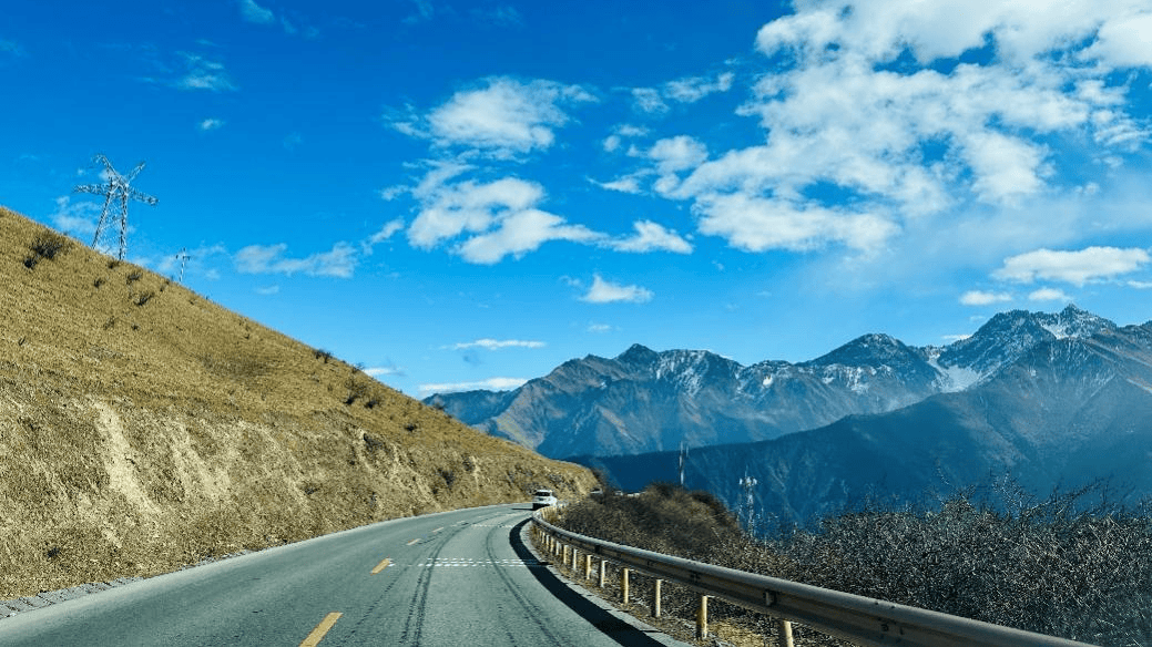 道方图说|g350川西段自驾游的无尽美景