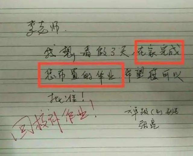 小学生"请假条"走红,老师看完笑出眼泪,网友:太有才了!
