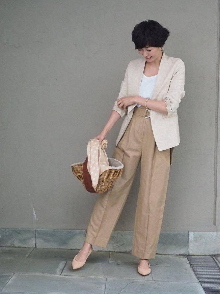 白色 卡其色=夏季王炸配色,清爽又显白