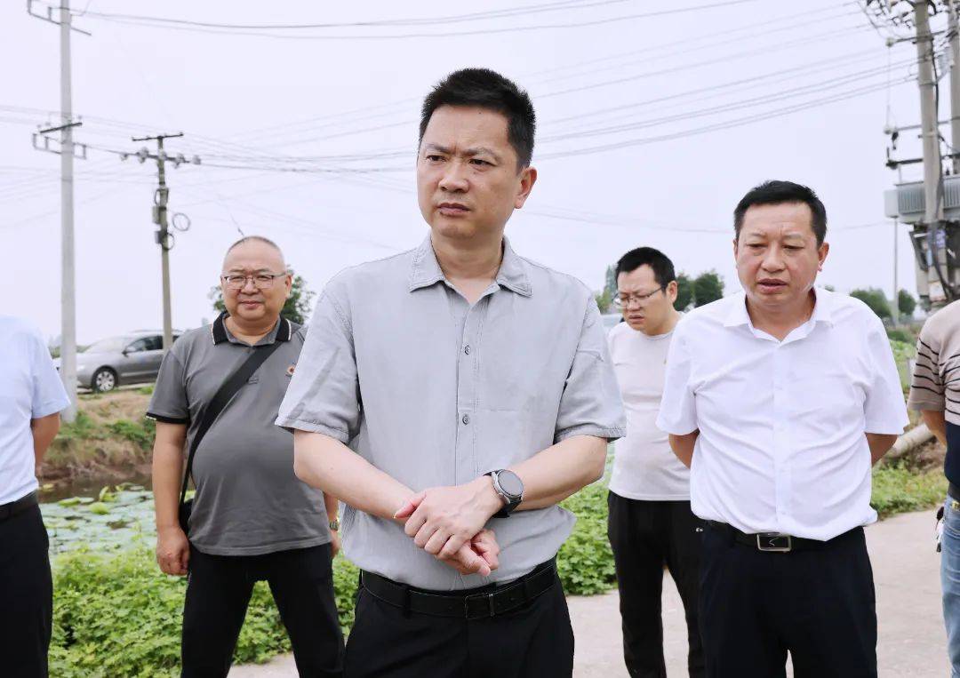 陈淼调研督导养殖尾水治理项目,农村饮水安全并开展巡河