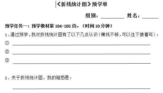 一课研究之《折线统计图》教学设计