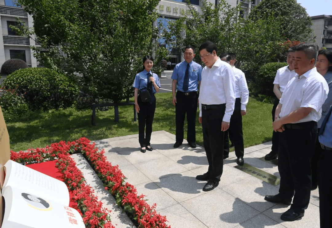 最高人民检察院党组书记,检察长应勇率最高检调研组,在长沙市望城区