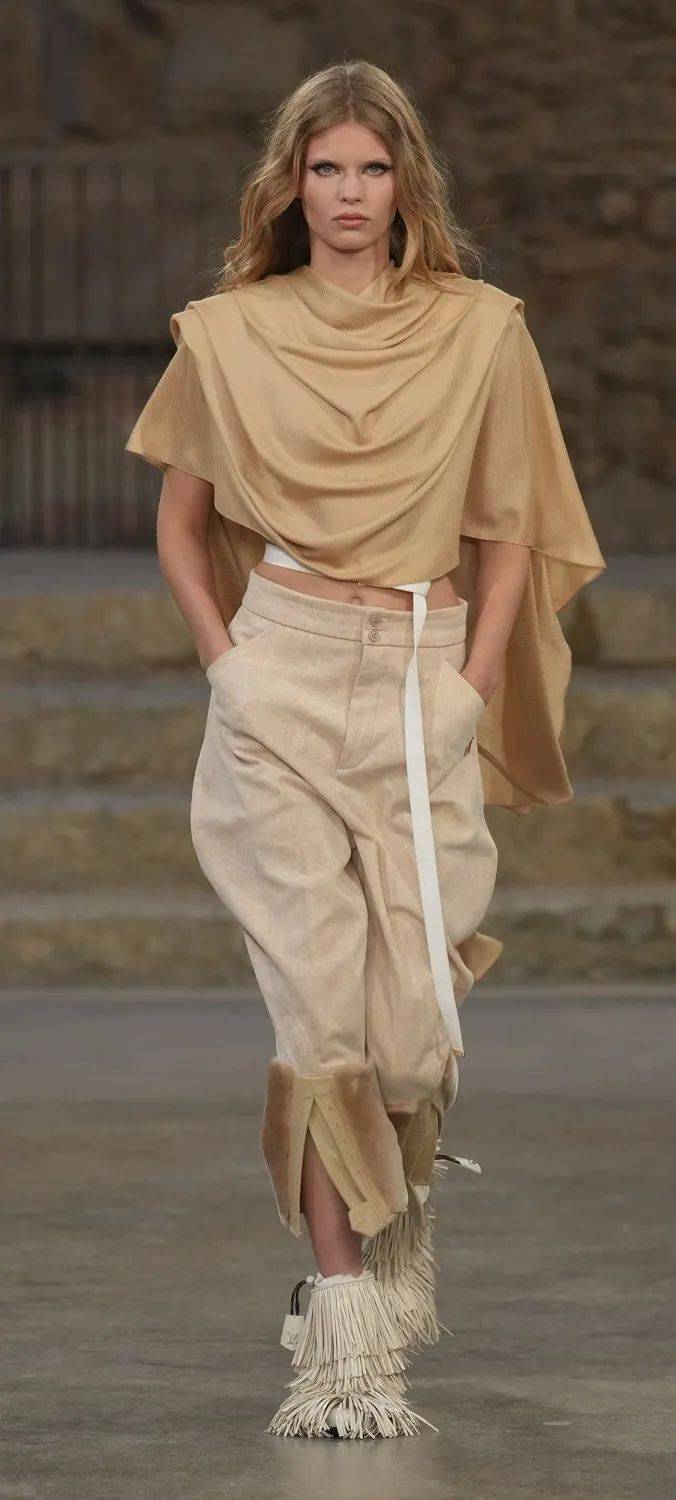 "lv终于开始给正常人做衣服啦" louis vuitton2025早春女装秀!