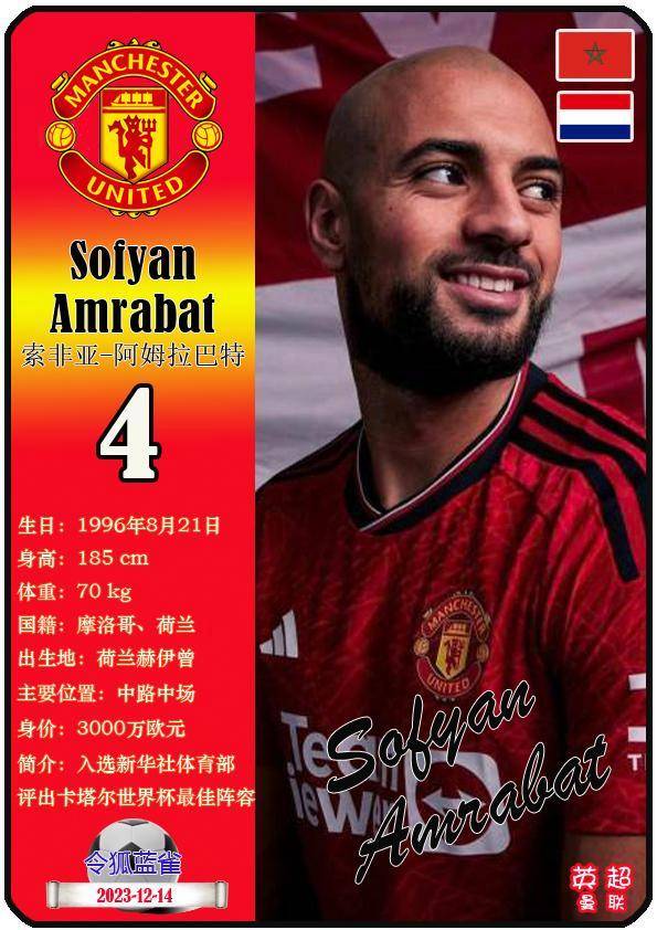 球星卡(英格兰足总杯):23-24赛季足总杯冠军曼联队夺冠阵容