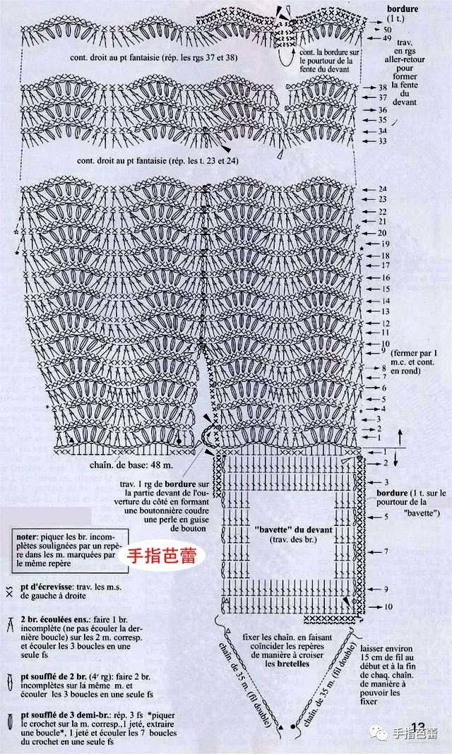 为芭比娃娃钩织美衣 附图解