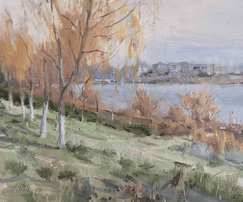 颜苏平 作品_风景_静物_人物