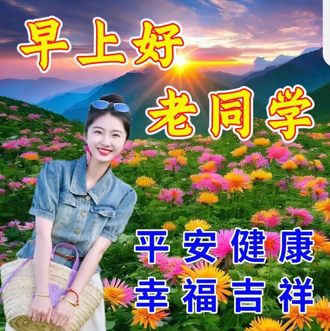 群里的老同学早上好图片