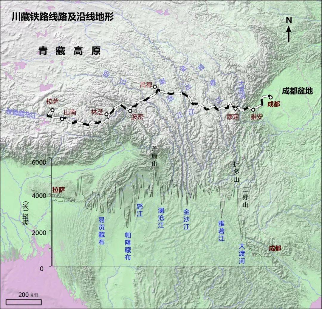 川藏铁路最新规划图图片