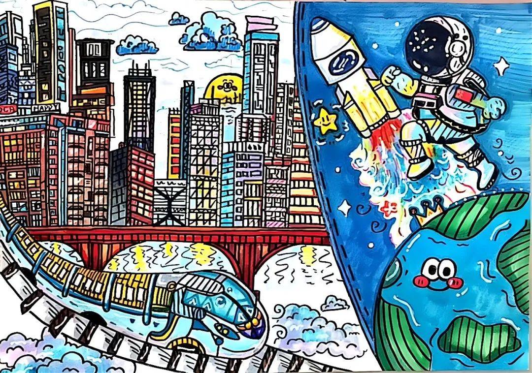 "艺润童心 美育新人"喜迎新中国成立75周年安徽省少年儿童美术作品