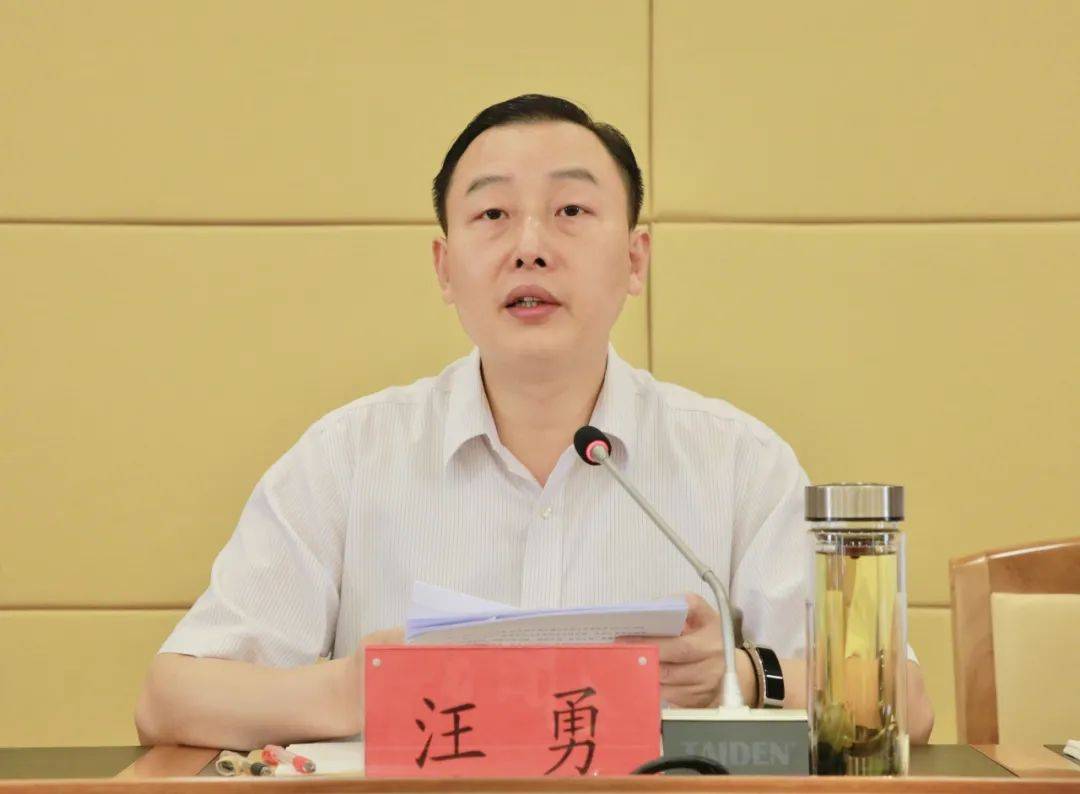 区委副书记,区长,区安委会主任汪勇出席会议并讲话,区委常委,常务副