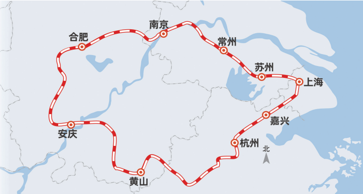 在长三角,画在地图上的规划,一步步落地变成一条条轨道.