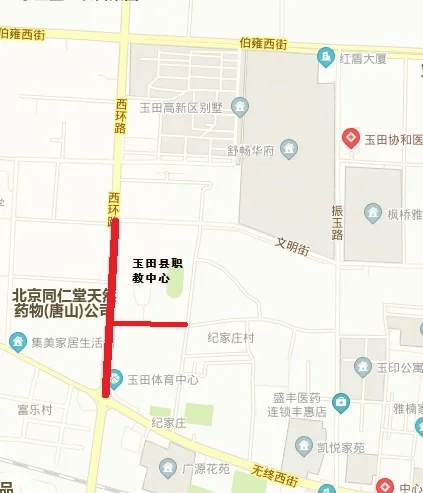 玉田县职业教育中心:高考期间建议绕行玉滨公路,102国道.