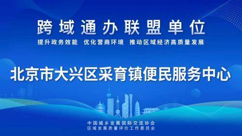 北京市大兴区采育镇携手林校路街道 实现"跨域通办·云综窗"异地办事
