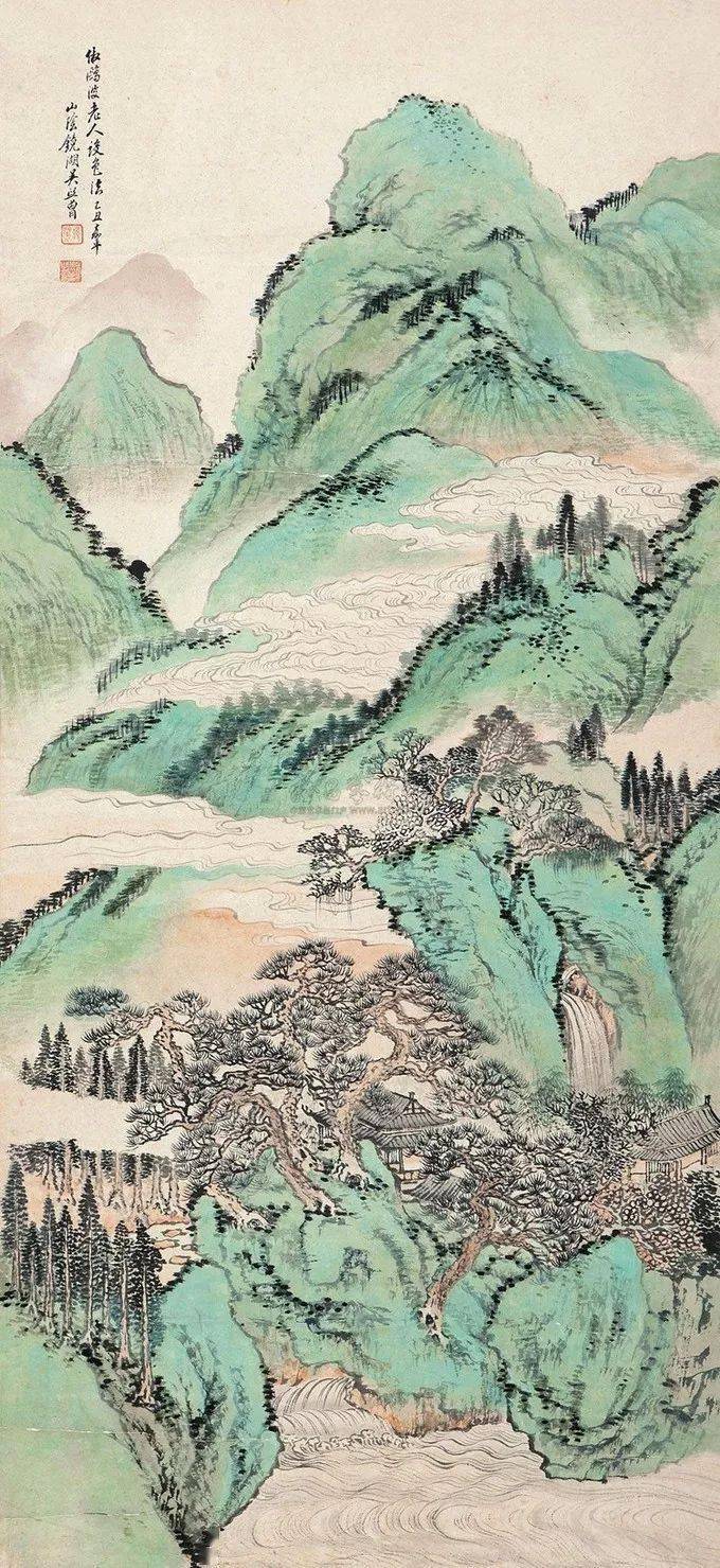 他是启功的老师,山水画堪称一流!