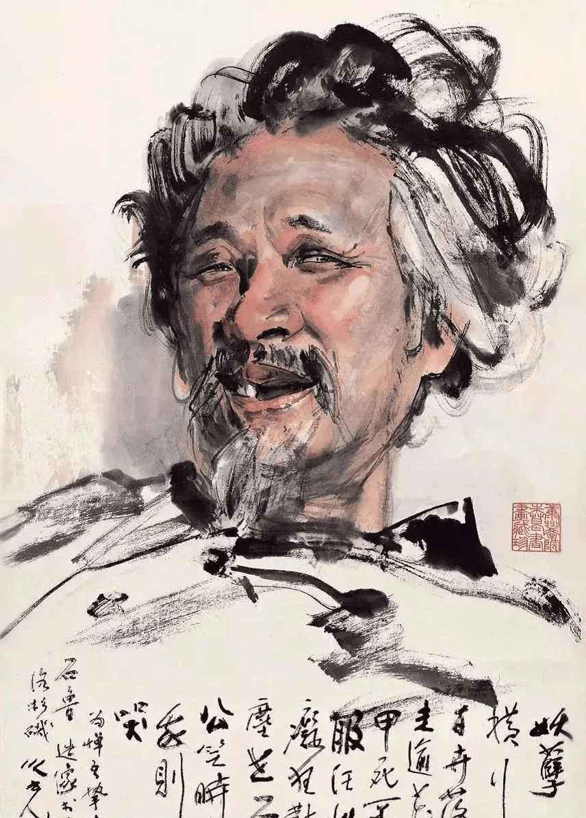 建国初,由长安画家或寄居在长安一派的画家——赵望云,石鲁,何海霞,方