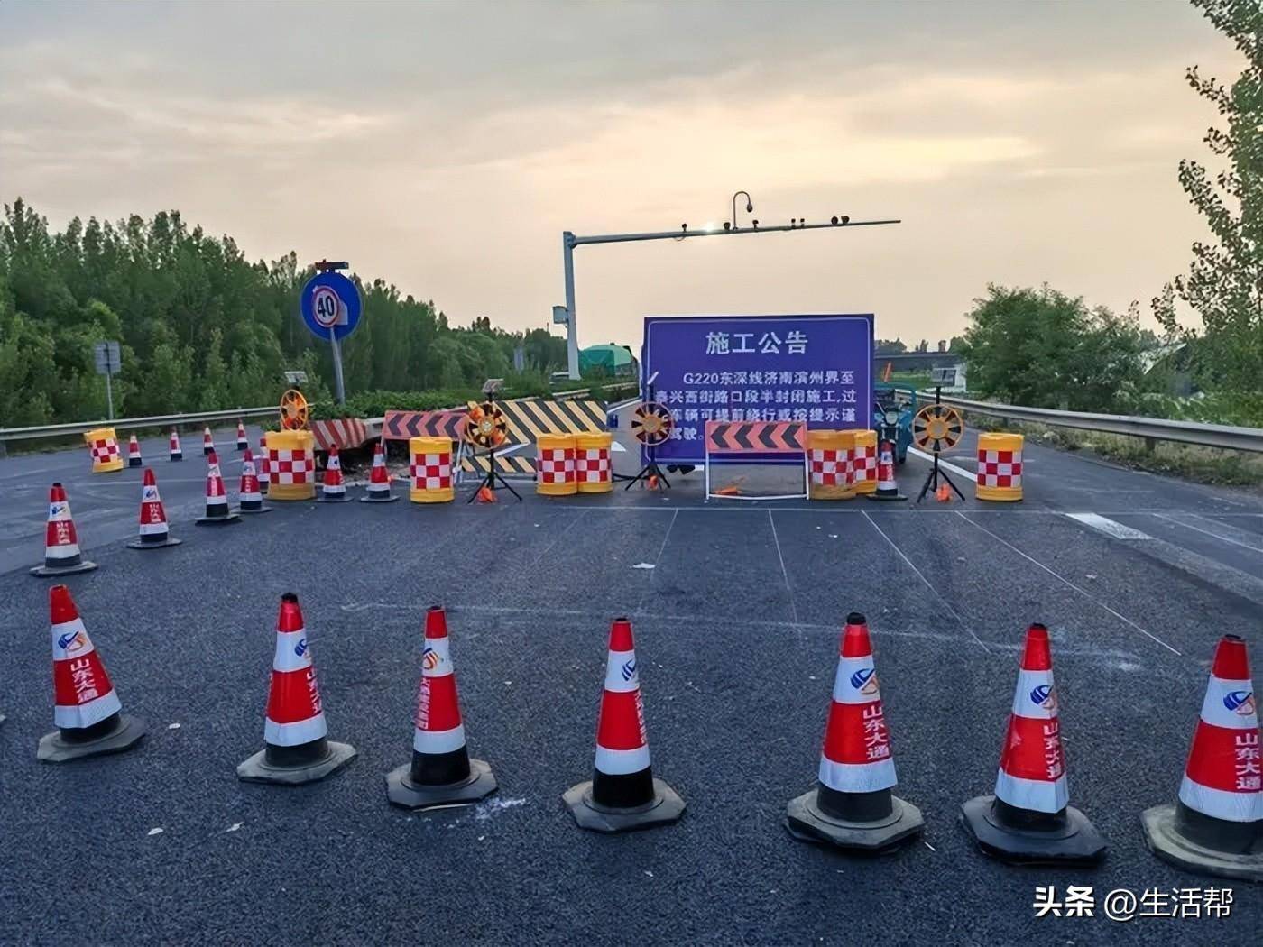 热火朝天!济南"养护第一团"鏖战220国道济阳段