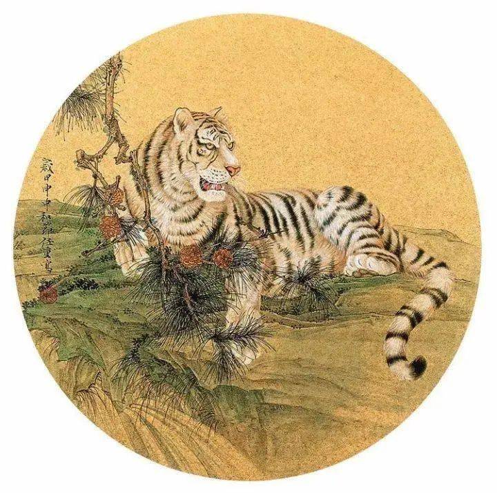 一组工笔扇面,美得有些犯规了!_国画_合作_教程