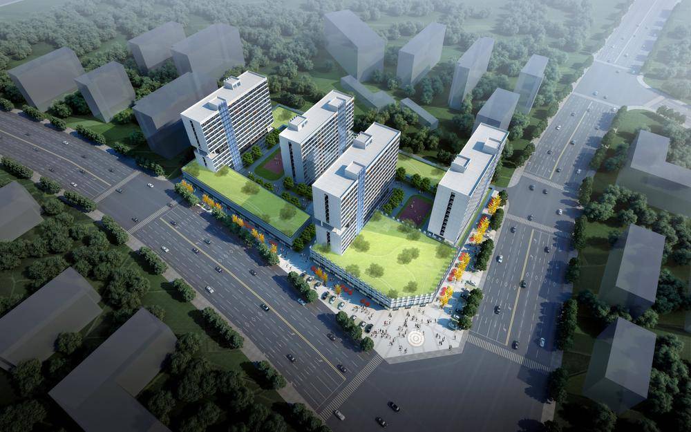惠州博罗首个千亿智能装备产业园千套配套公寓冲刺全面完工