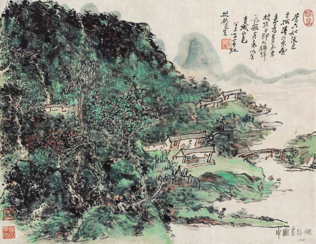 赏画 | 黄宾虹《青城山色》