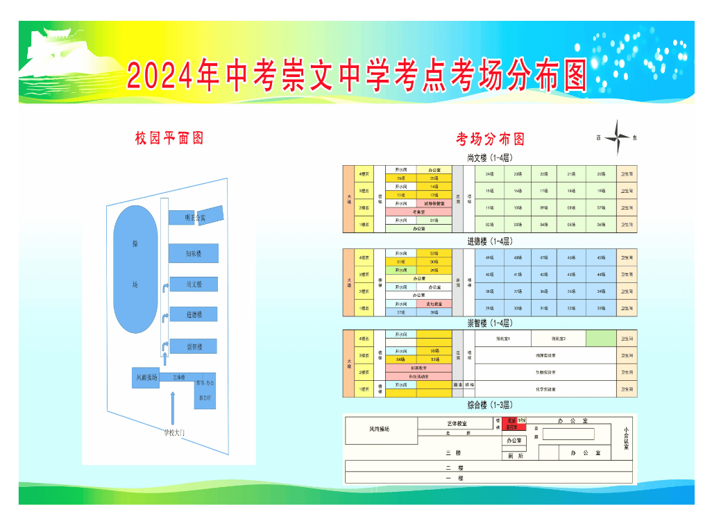 考场示意图怎么做图片