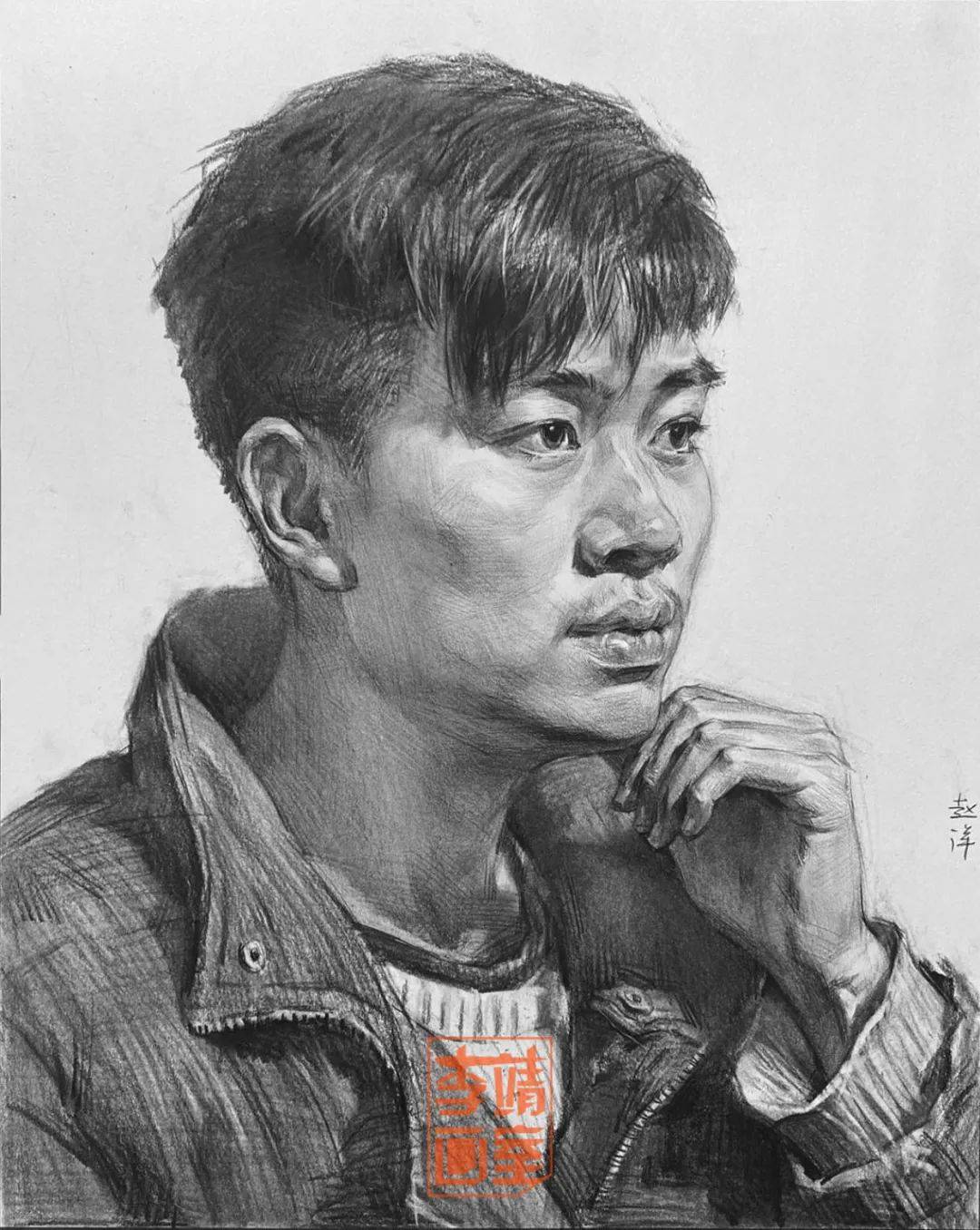 来李靖!—李靖画室【精品造型班】招生简章_作品_半身像_素描