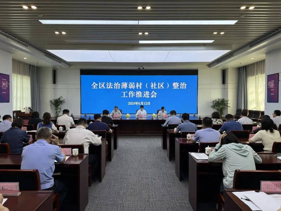 江宁区召开法治薄弱村（社区）整治工作推进会_街道_基础_效果