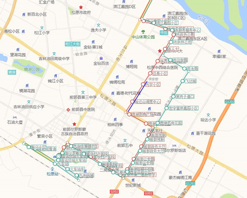 松莘线公交车线路图图片