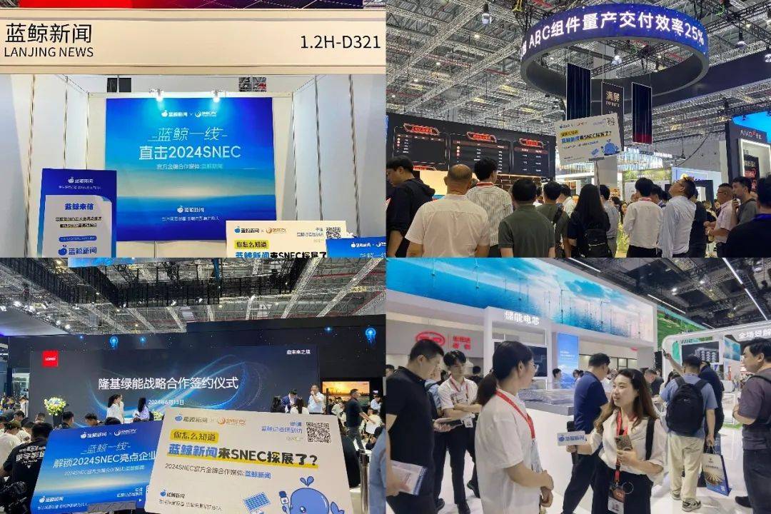 蓝鲸新闻记者团直击2024SNEC,带队解锁十大亮点企业_产品_产业链_大会