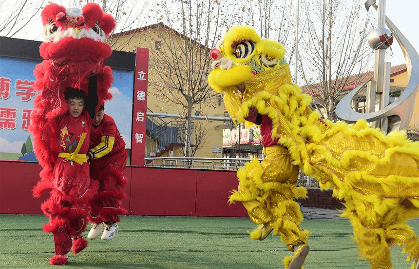 沧州舞狮图片