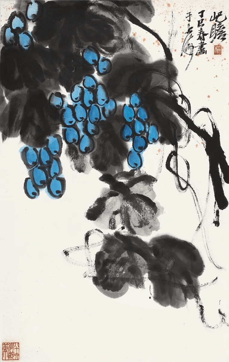 30幅大写意水墨花鸟,真老辣!