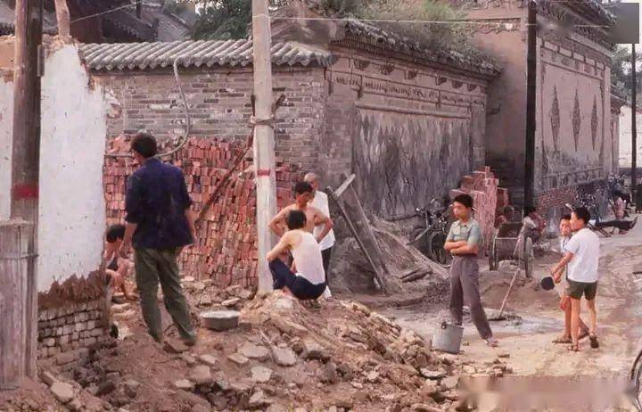 老照片:1983年西安,百姓市井生活