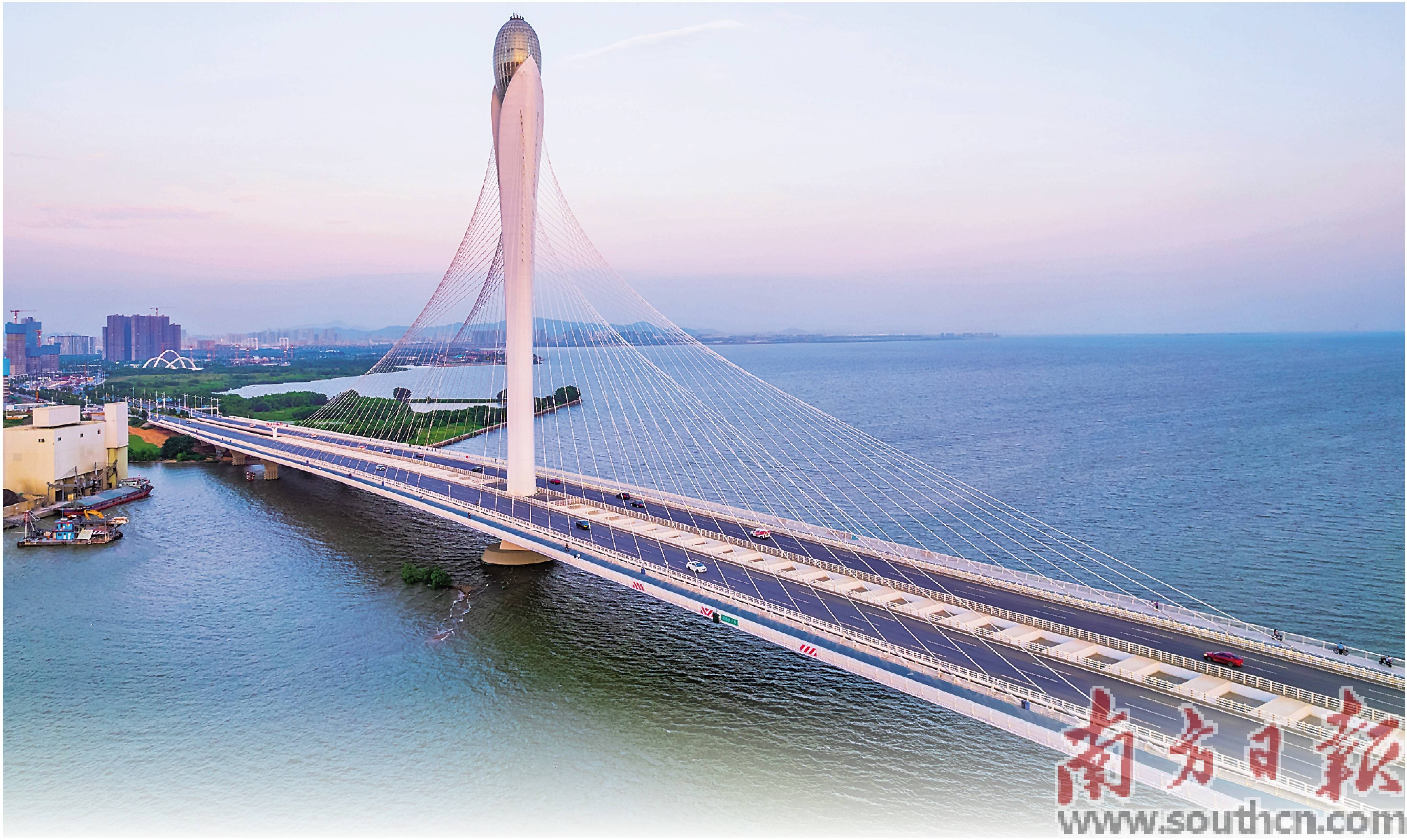 珠江大桥放射线二期图片