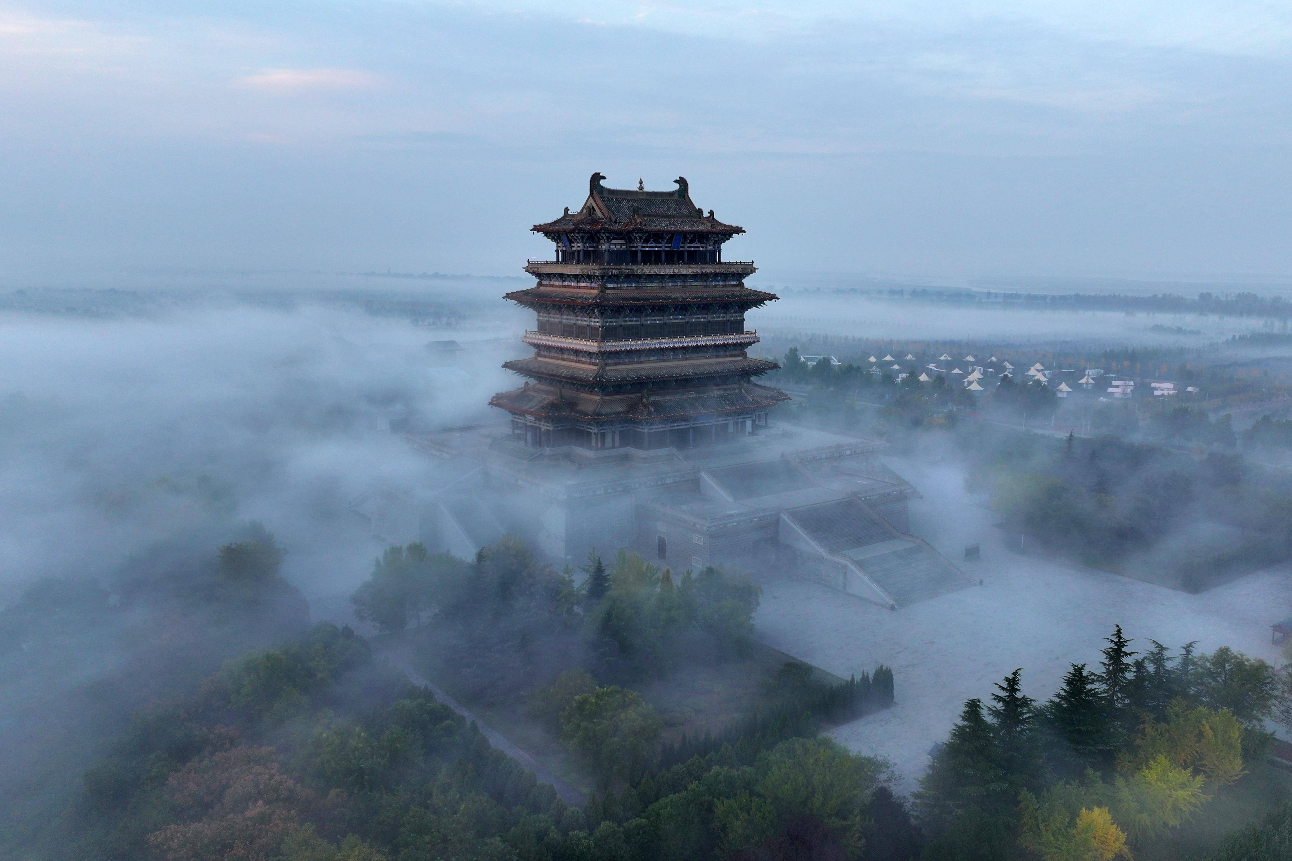 中宁黄鹤楼图片